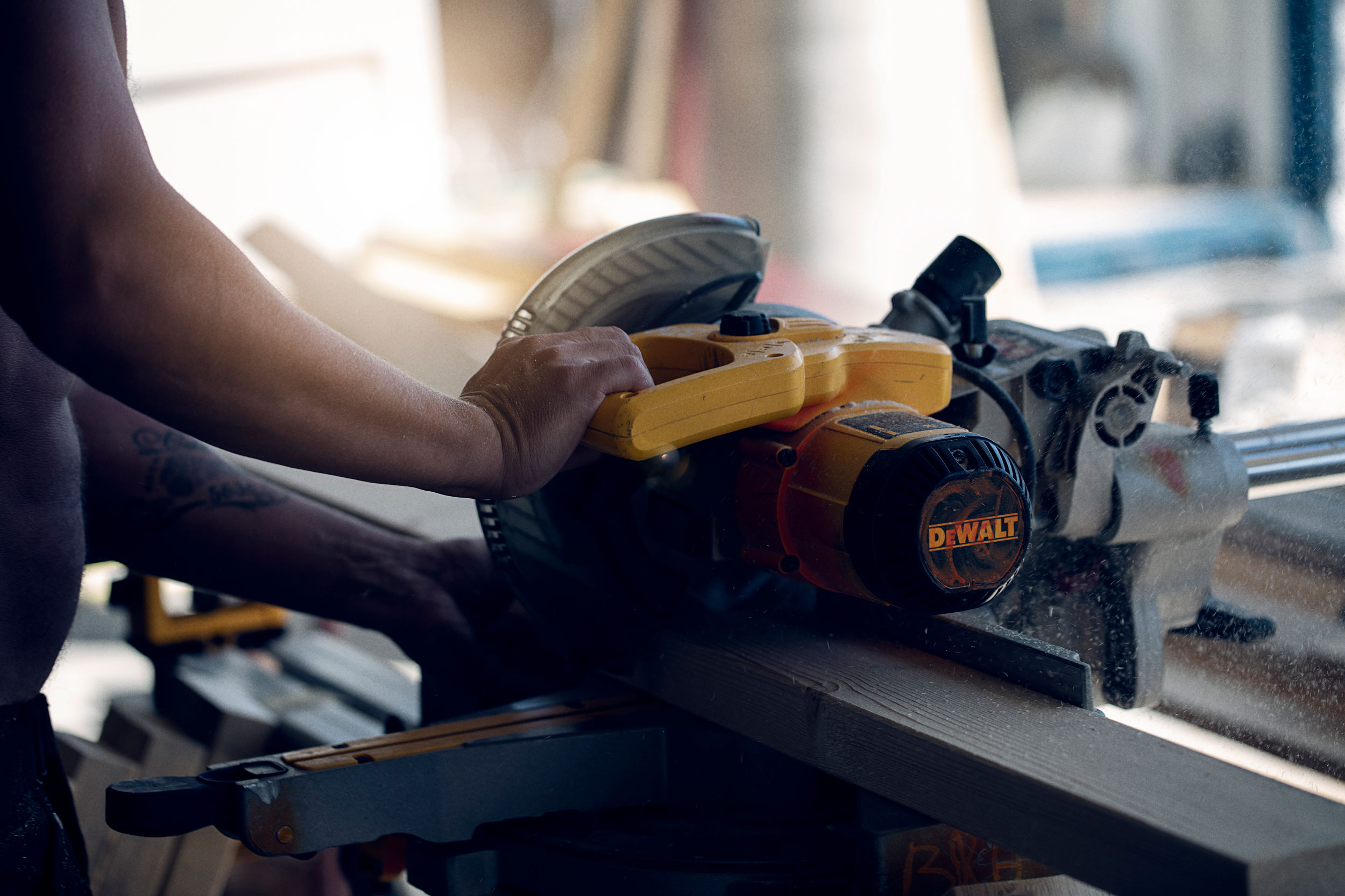 Arbete utförs i arbetsmiljö